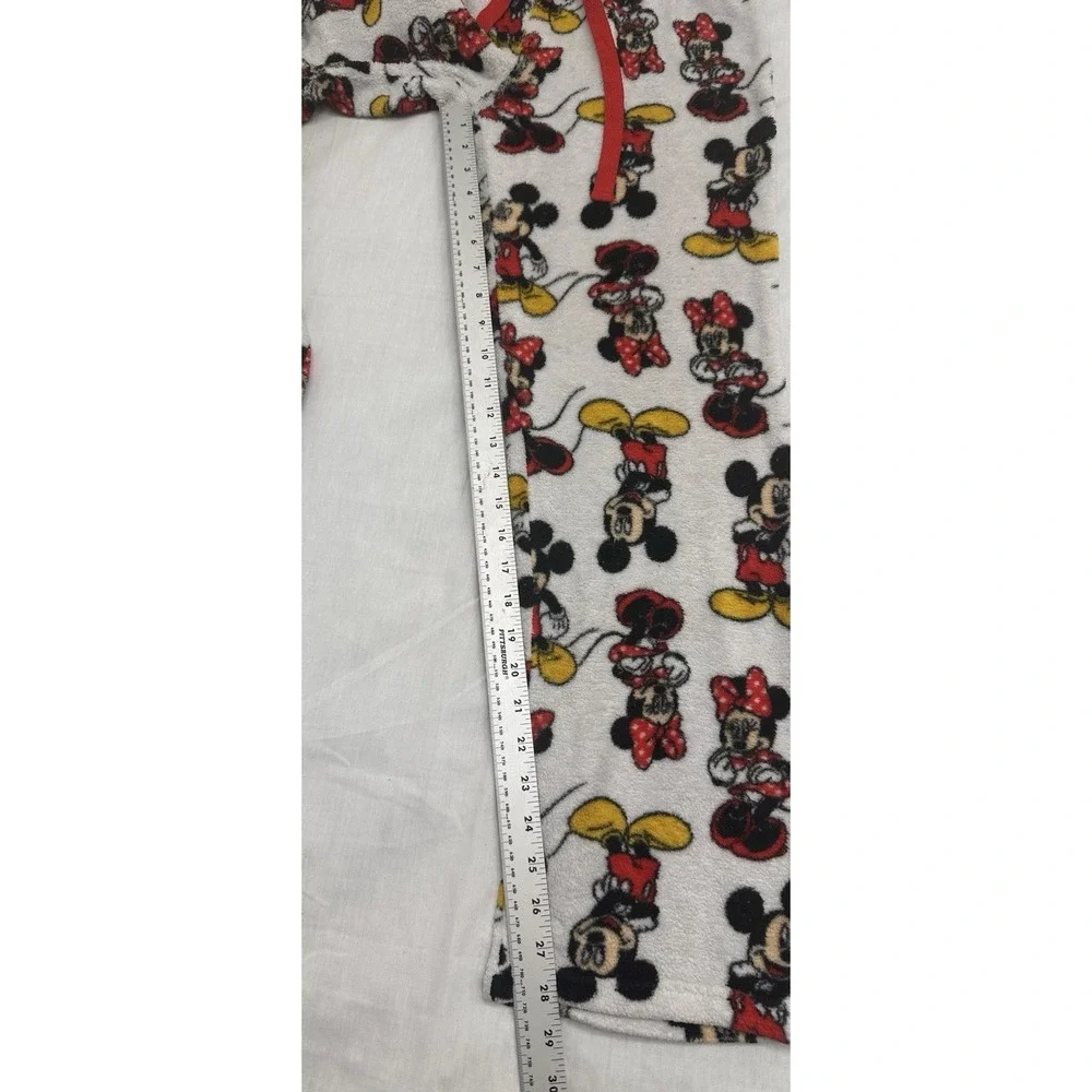 Disney Minnie Mouse Pajama Pants Woman's Size S White Lounge Sleep‎